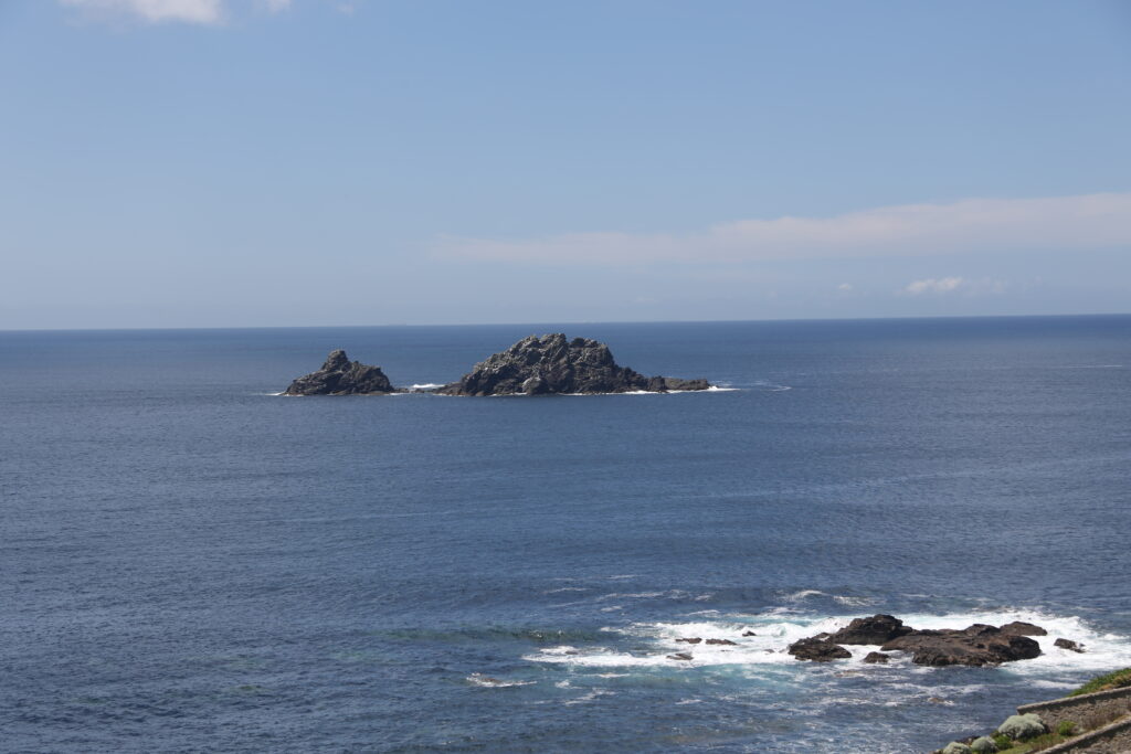 Rocks in the sea off Cape Cornwall