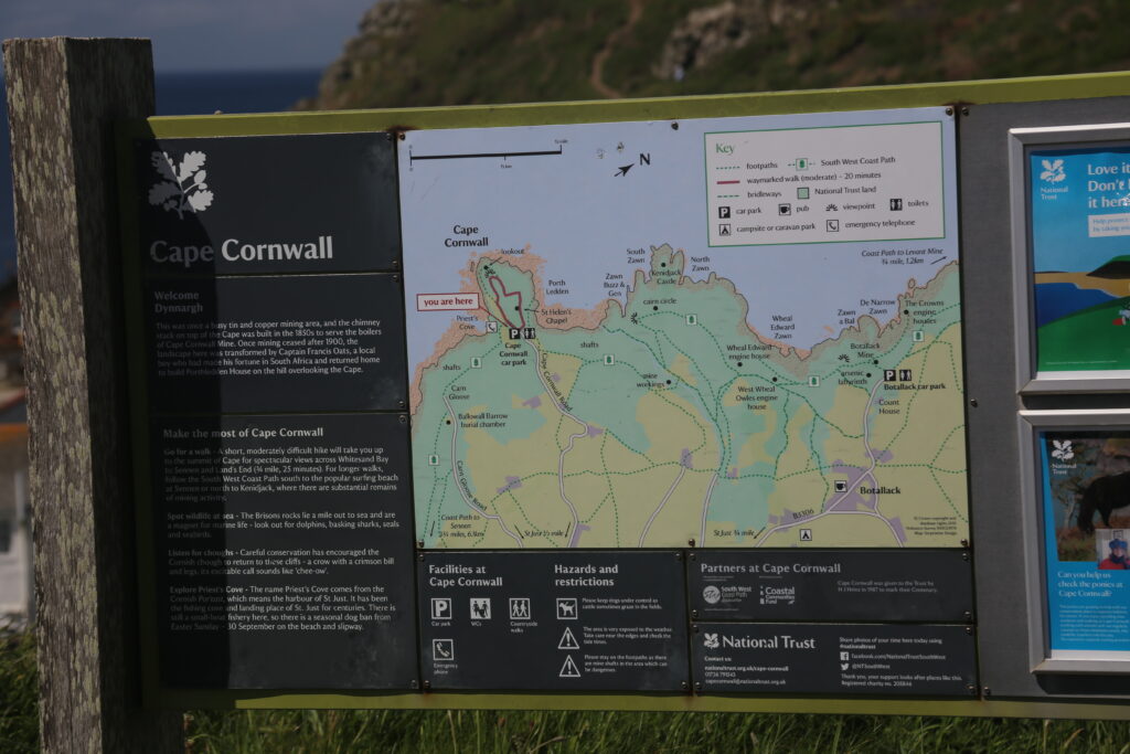 NT Map of Cape Cornwall