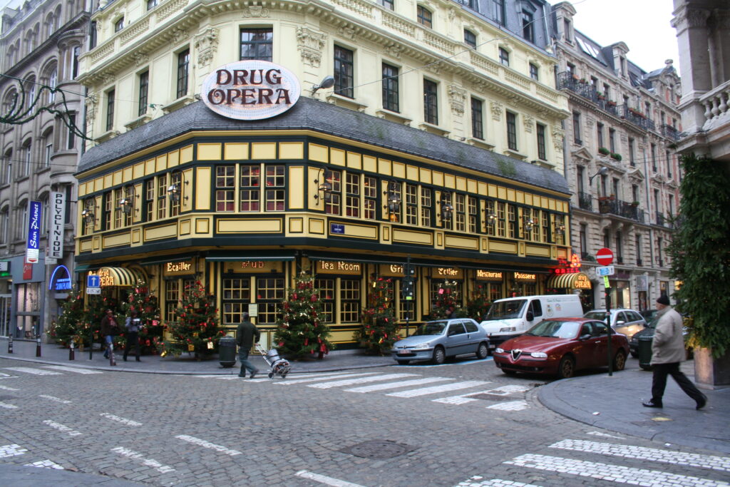 Sites around Brussels city centre, Belgium