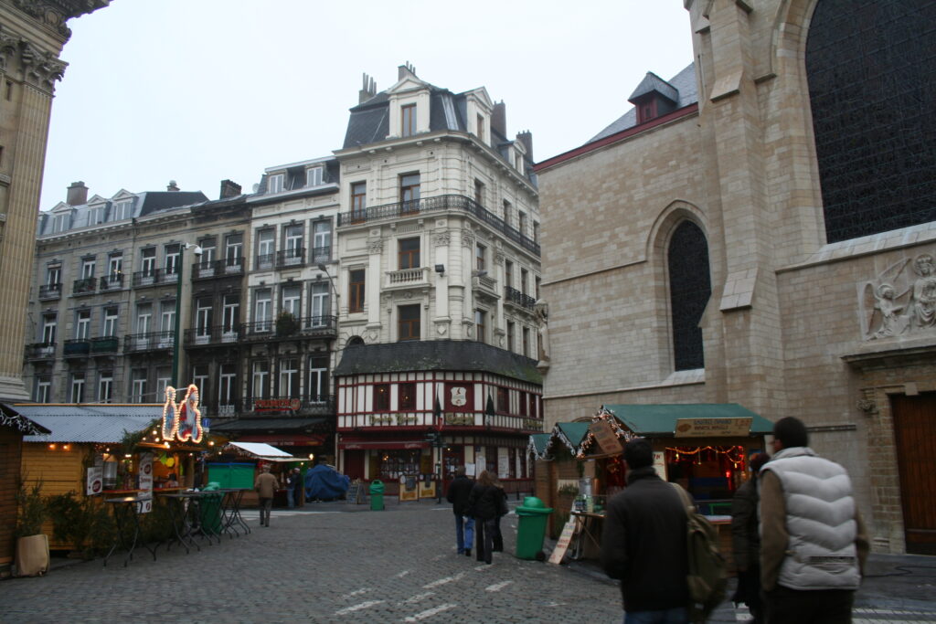 Sites around Brussels city centre, Belgium
