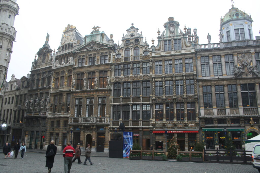 Sites around Brussels city centre, Belgium